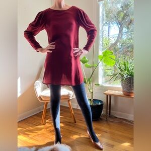 Issey Miyake Vintage Silk Tunic Top Dress
